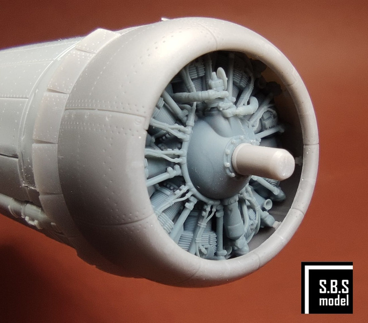 SBS Model SBS48090 1:48 Boeing B-17F/G (Early) Flying Fortress Engine & Cowling set