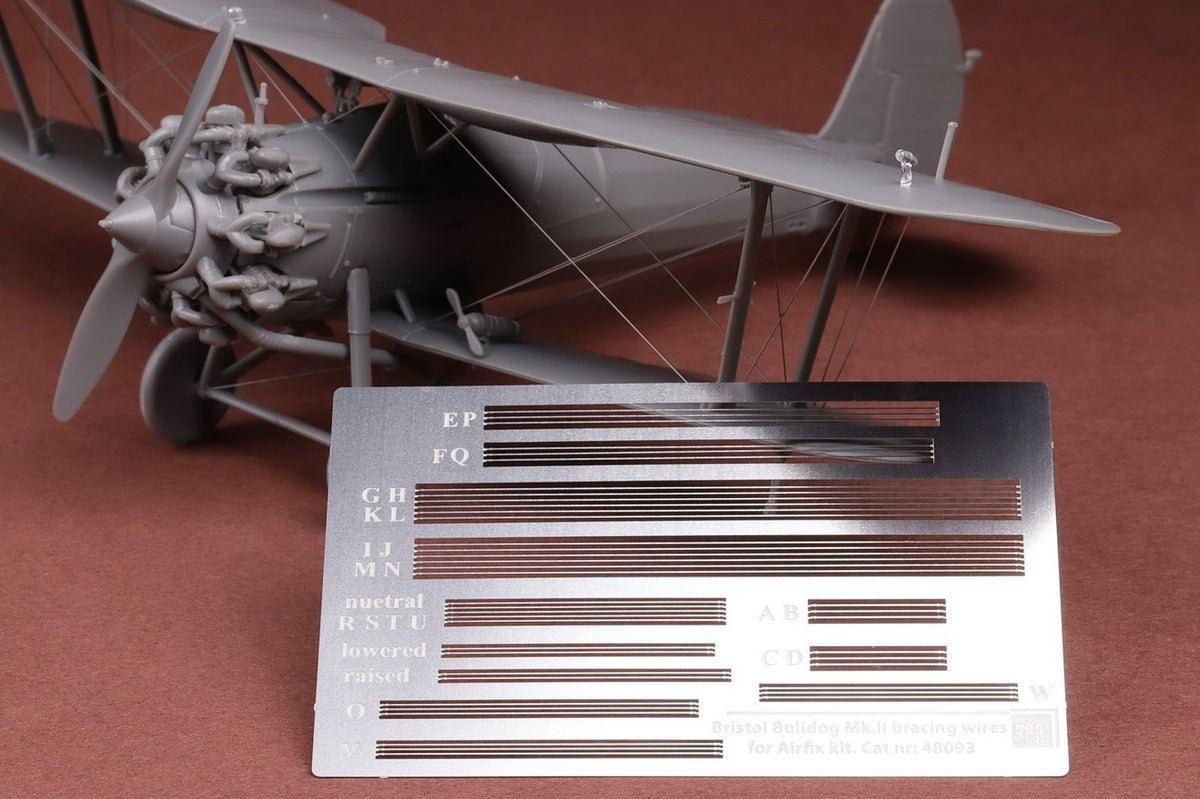 SBS Model SBS48093 1:48 Bristol Bulldog Mk.II rigging wire set