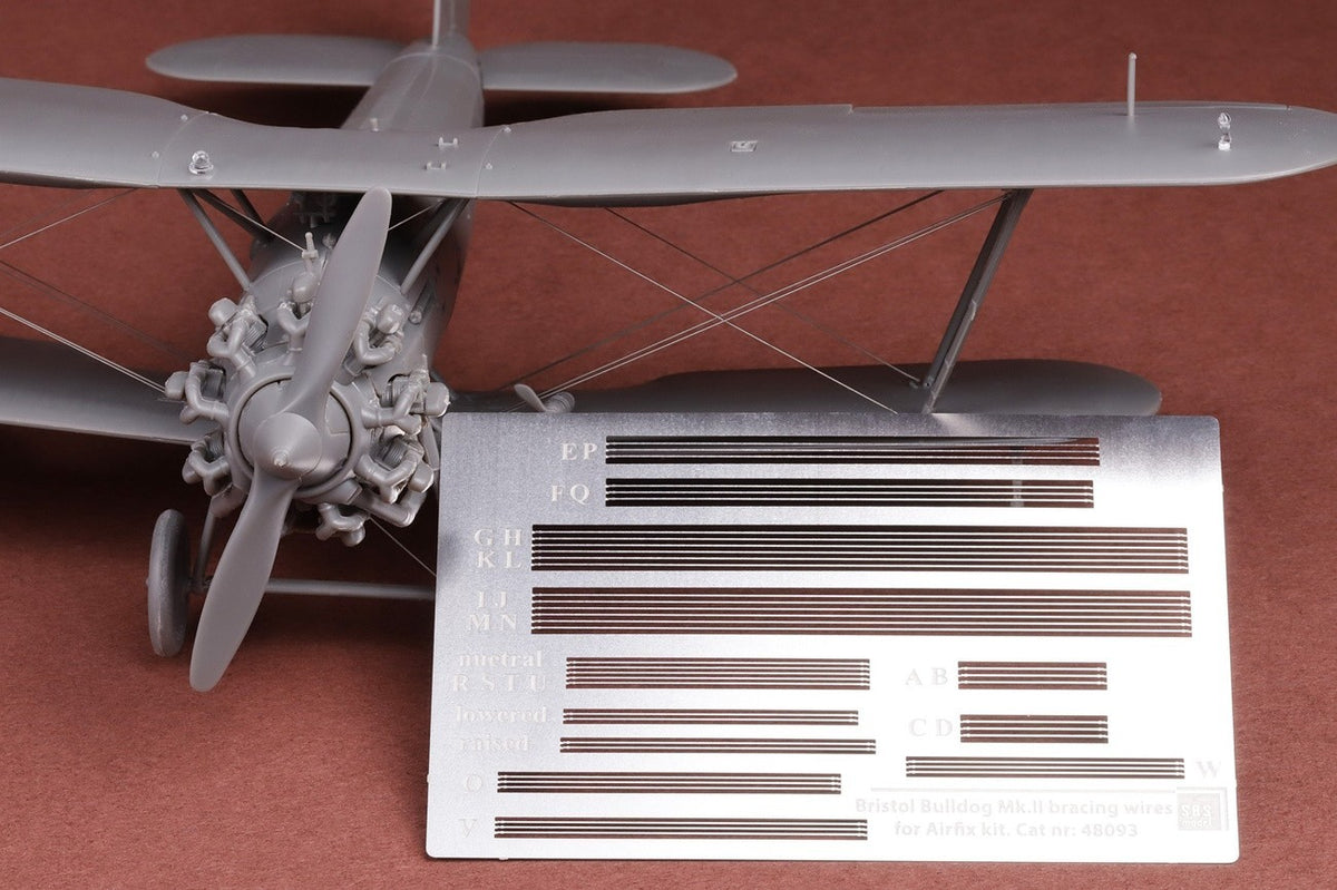SBS Model SBS48093 1:48 Bristol Bulldog Mk.II rigging wire set