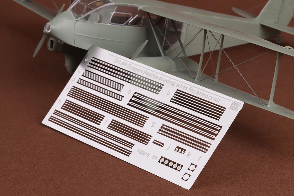 SBS Model 48095 1:48 de Havilland Rapide rigging set