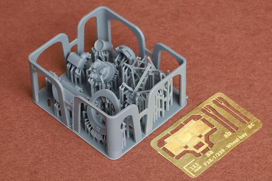 SBS Model SBS72097 1:72 Brewster F2A-1/B-239 Buffalo wheel bay set