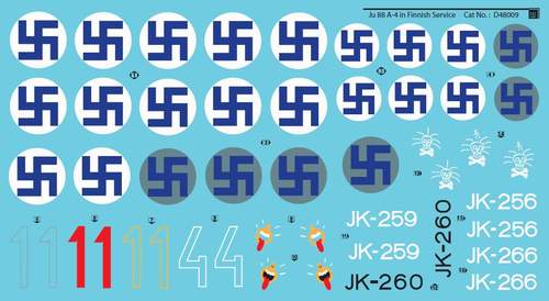 SBS Model SBSD4809D 1:48 Junkers Ju-88A-4 in Finnish service
