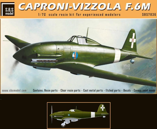 SBS Model SBS7036 1:72 Caproni-Vizzola F.6M