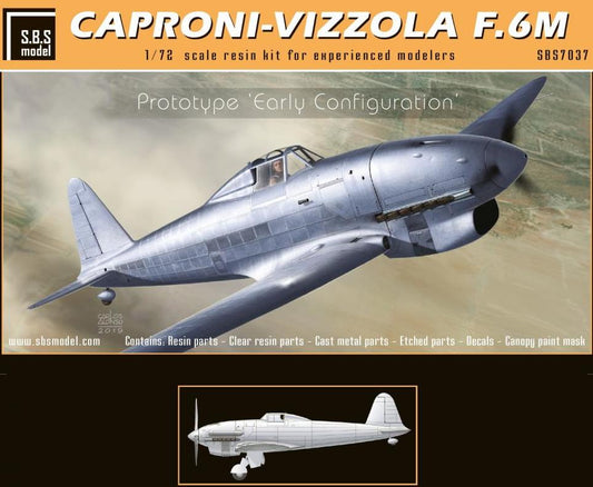 SBS Model SBS7037 1:72 Caproni-Vizzola F.6M Prototype 'Early Configuration'