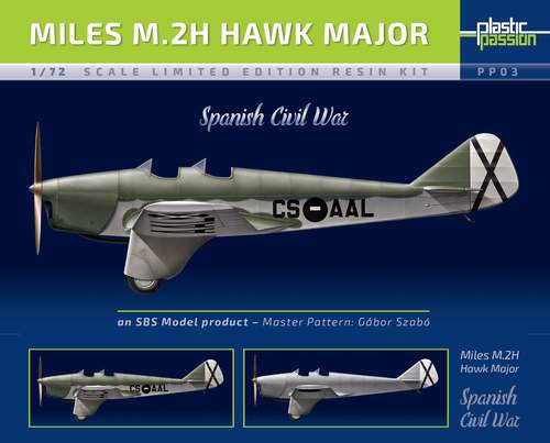 SBS Model PP03 1:72 Miles M.2H Hawk Major 'Spanish Civil War'