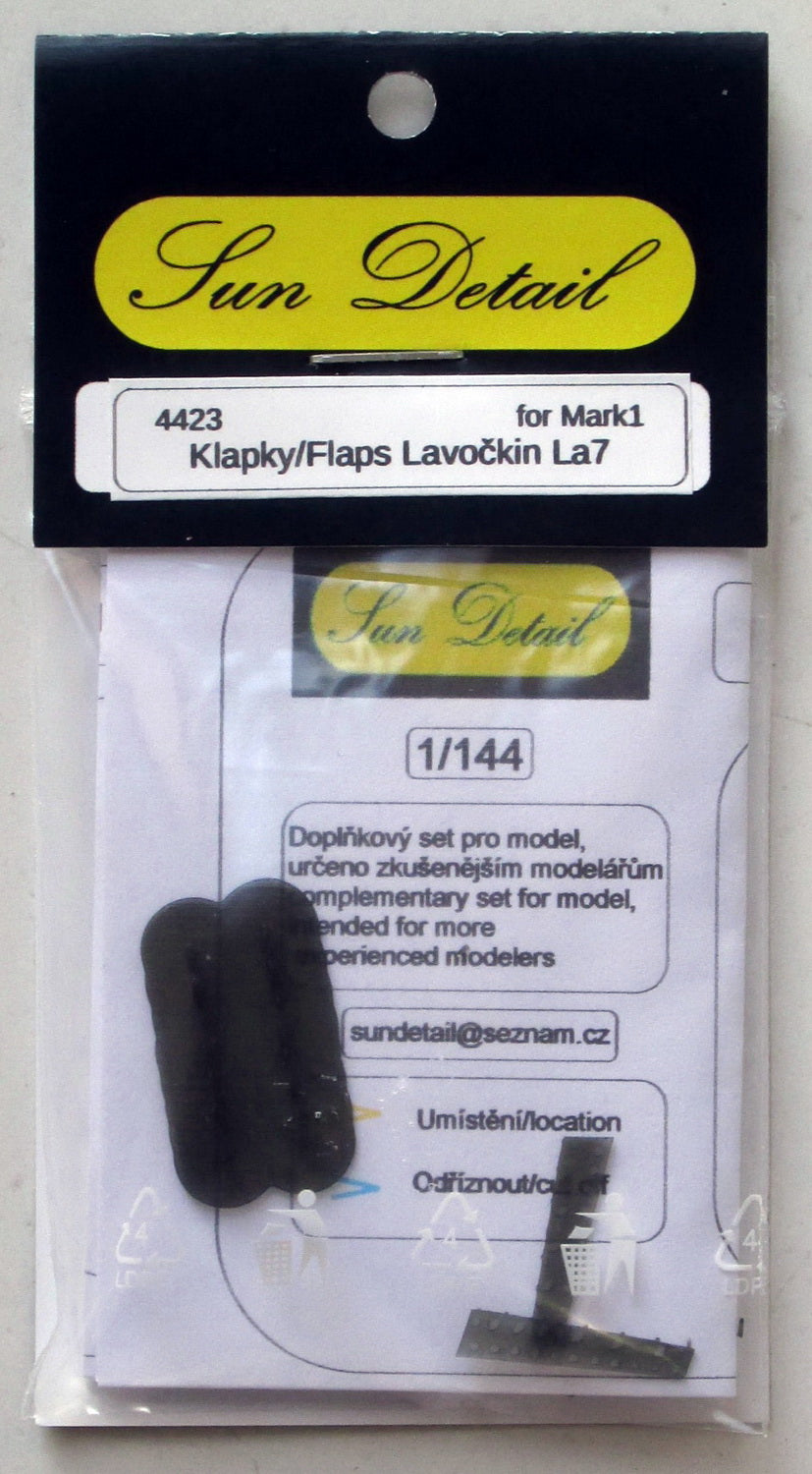 Sun Details SD-R4423 1:144 Lavochkin La-7 flaps (3D-Printed)