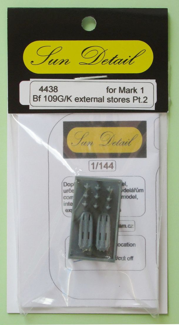 Sun Details 4438 1:144 Messerschmitt Bf-109G/Avia S-199 external stores Pt.2