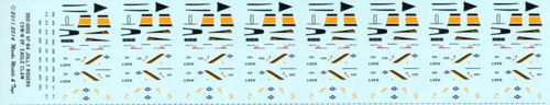 Starfighter Decals 350100 1:350 VF-84 1980. Designed to fit on the Tamiya Grumman F-14A Tomcat Kits