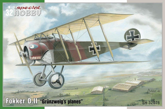 Special Hobby SH32076 1:32 Fokker D.II "Grunzweig`s Planes"