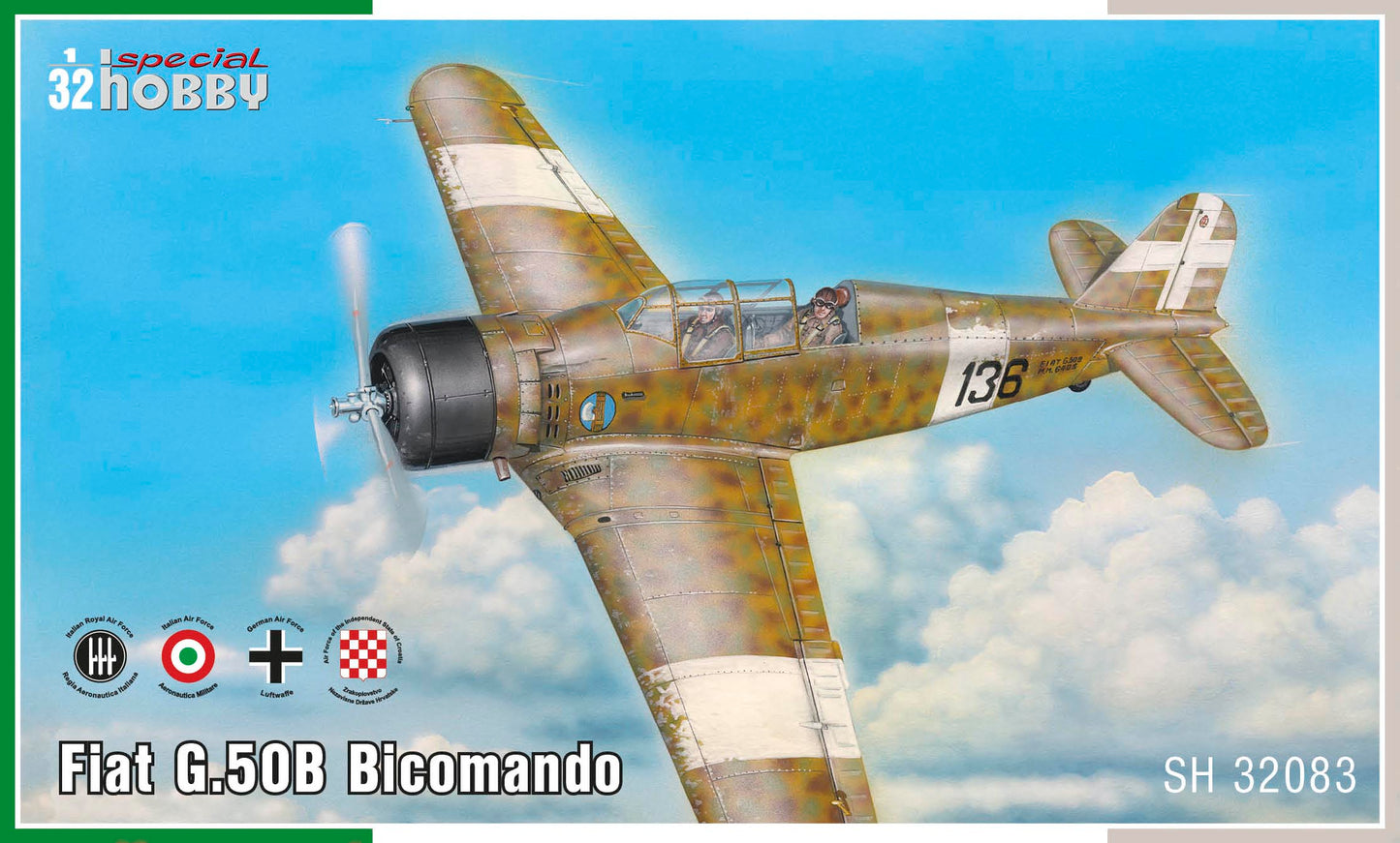 Special Hobby SH32083 1:32 Fiat G.50B Bicomando