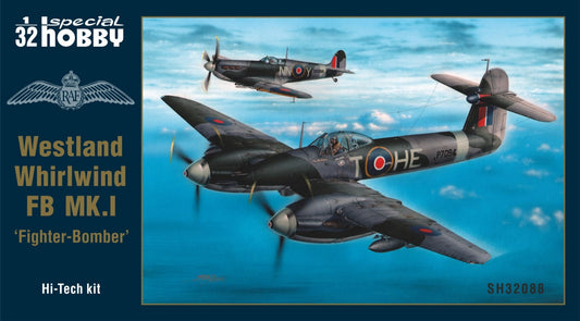 Special Hobby SH32088 1:32 Westland Whirlwind FB Mk.I 'Fighter-Bomber' Hi-Tech version