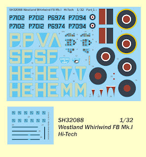 Special Hobby SH32088 1:32 Westland Whirlwind FB Mk.I 'Fighter-Bomber' Hi-Tech version