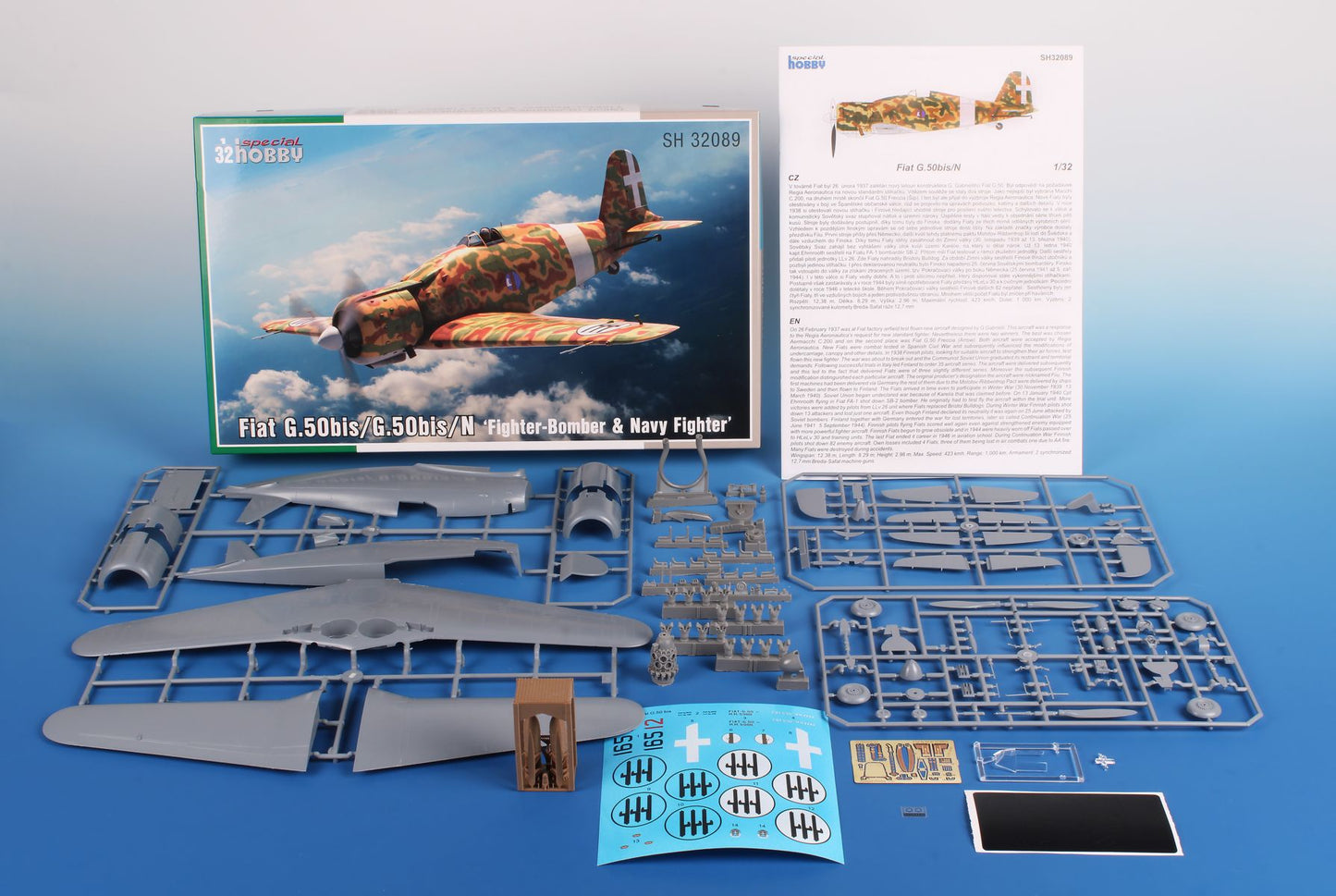 Special Hobby SH 32089 1:32 Fiat G.50bis/G.50bis/N ‘Fighter-Bomber & Navy Fighter’