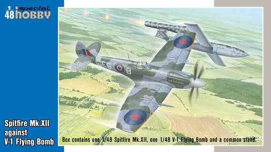 Special Hobby SH48192 1:48 Supermarine Spitfire Mk.XII against V-1 Flying Bomb