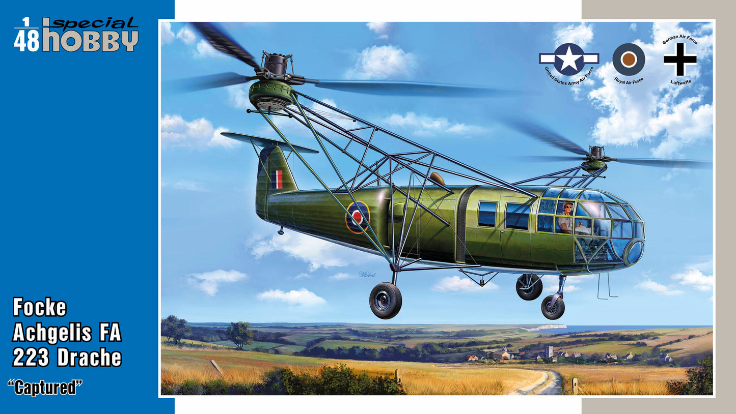 Special Hobby SH48201 1:48 Focke Achgelis FA 223 Drache âCapturedâ