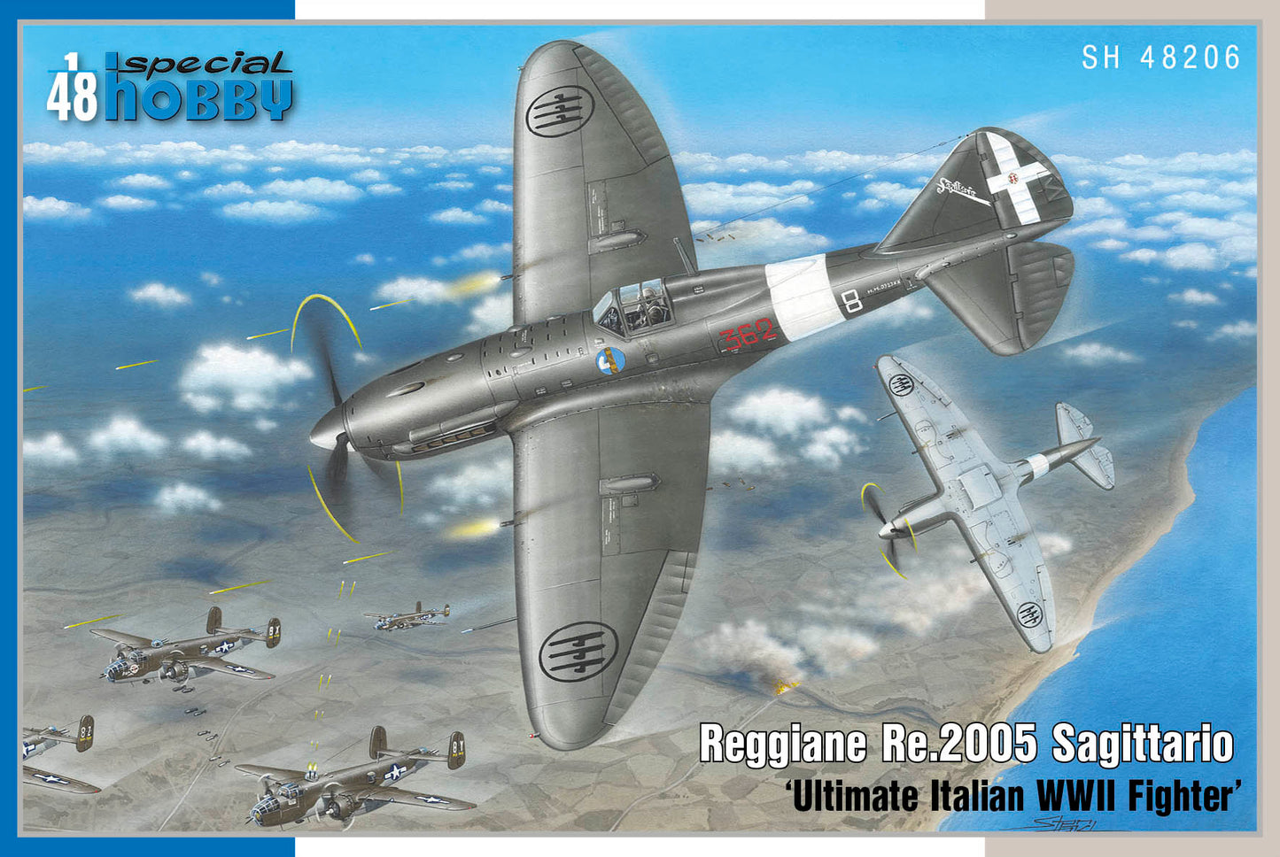 Special Hobby SH48206 1:48 Reggiane Re.2005 Sagittario "Ultimate Italian WWII Fighter"