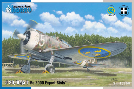 Special Hobby SH48208 1:48 J-20/HÃ©ja I "Reggiane 2000 Export Birds"