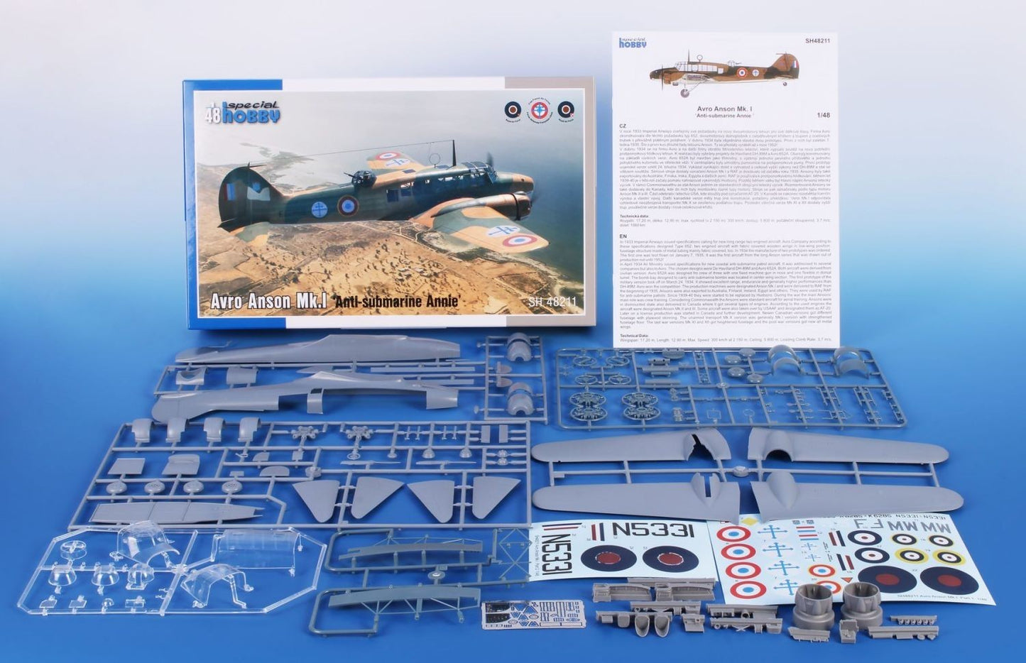 Special Hobby SH48211 1:48 Avro Anson Mk.I 'Anti-Submarine Annies'