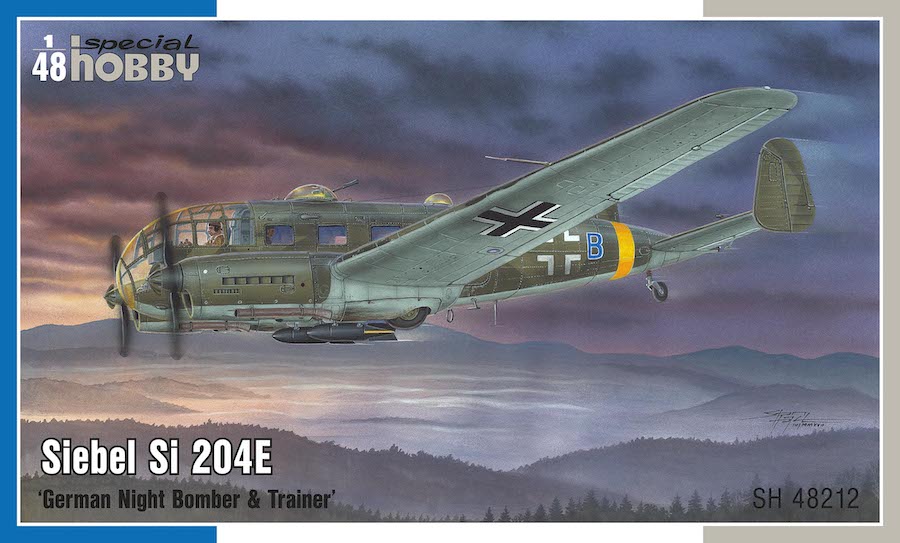 Special Hobby SH48212 1:48 Siebel Si-204E "German Night Bomber & Trainer"