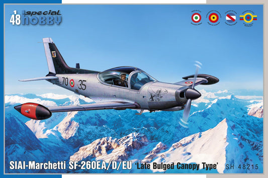 Special Hobby SH48215 1:48 SIAI-Marchetti SF-260EA/D/EU ‘Late Bulged Canopy Type’