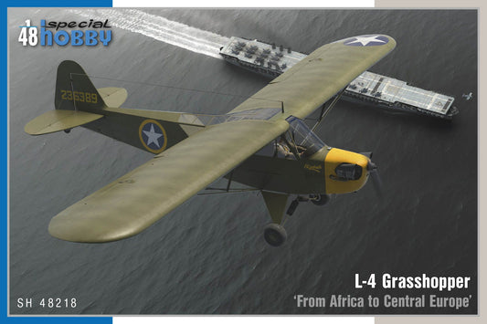 Special Hobby SH48218 1:48 Piper L-4 Grasshopper "From Africa to Central Europe"