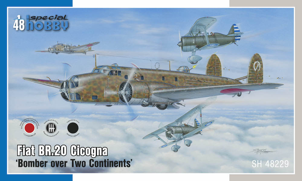 Special Hobby SH48229 1:48 Fiat Br.20 Cicogna 'Bomber over Two Continents'