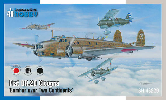 Special Hobby SH48229 1:48 Fiat Br.20 Cicogna 'Bomber over Two Continents'