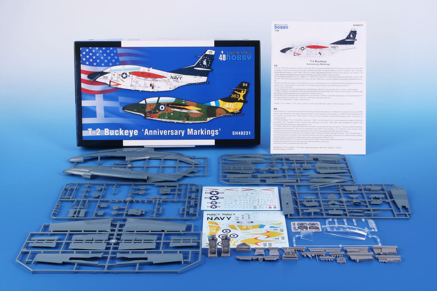 Special Hobby SH48231 1:48 North-American T-2 Buckeye 'Anniversary Markings'