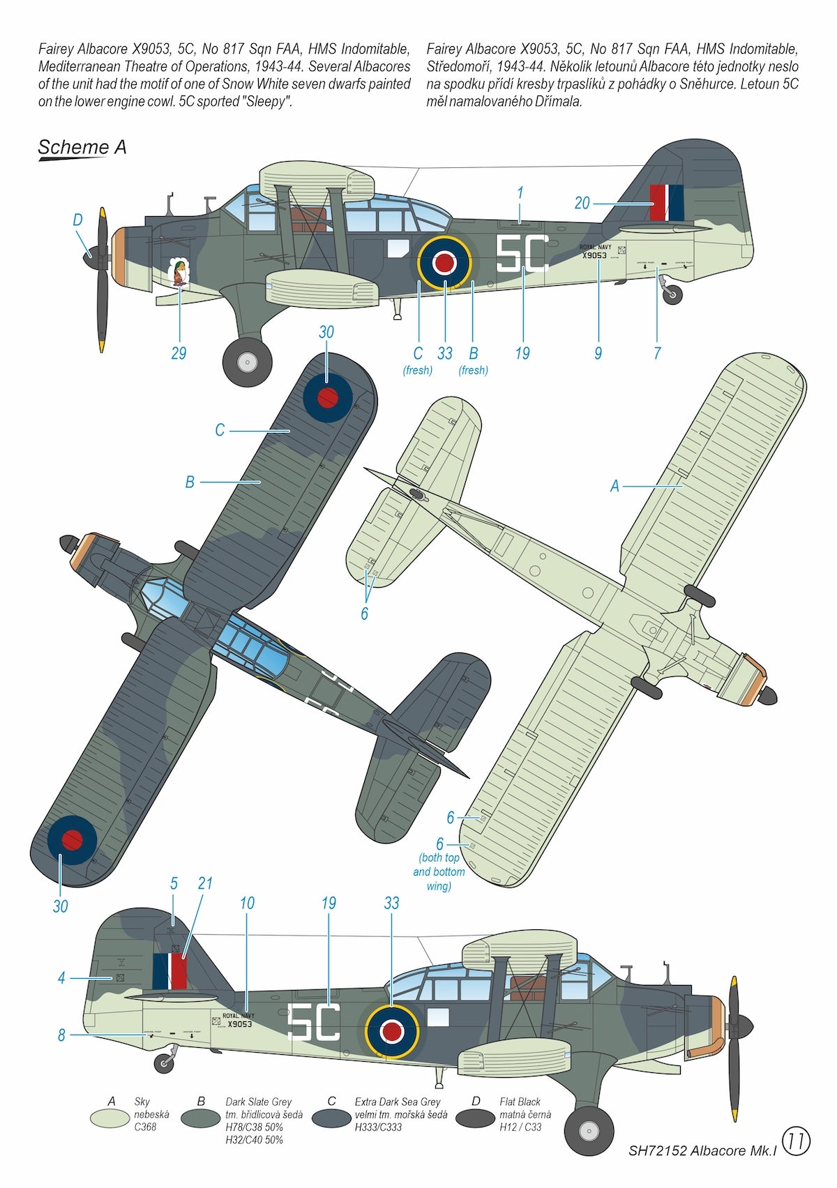 Special Hobby SH72152 1:72 Fairey Albacore Mk.I/II