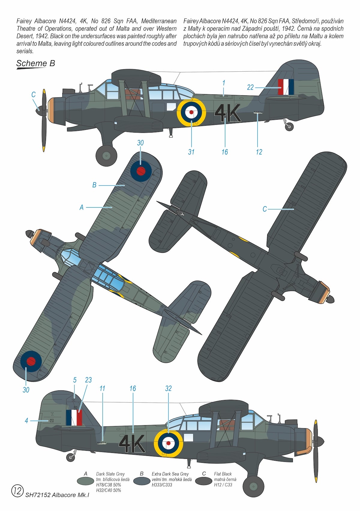 Special Hobby SH72152 1:72 Fairey Albacore Mk.I/II