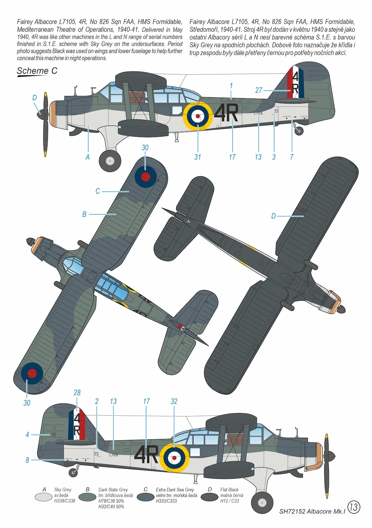 Special Hobby SH72152 1:72 Fairey Albacore Mk.I/II