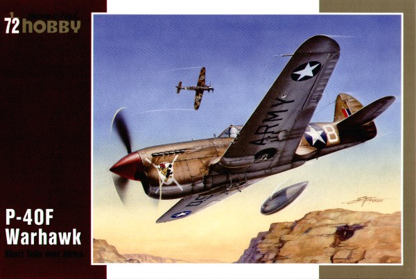 Special Hobby SH72155 1:72 Curtiss P-40 F Warhawk "Short Tails over Africa"