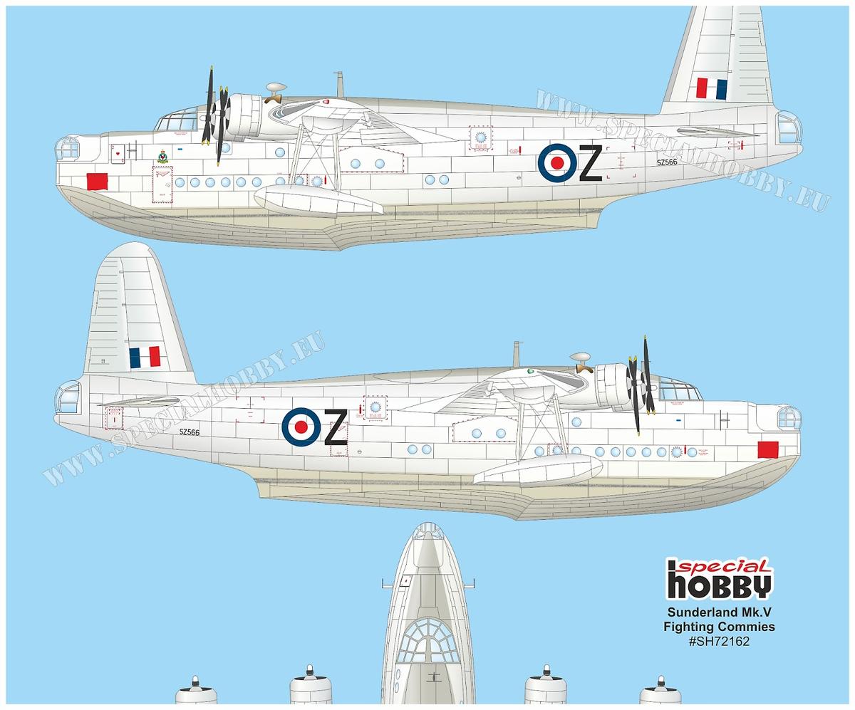 Special Hobby SH 72162 1:72 Short Sunderland Mk.V flying boat