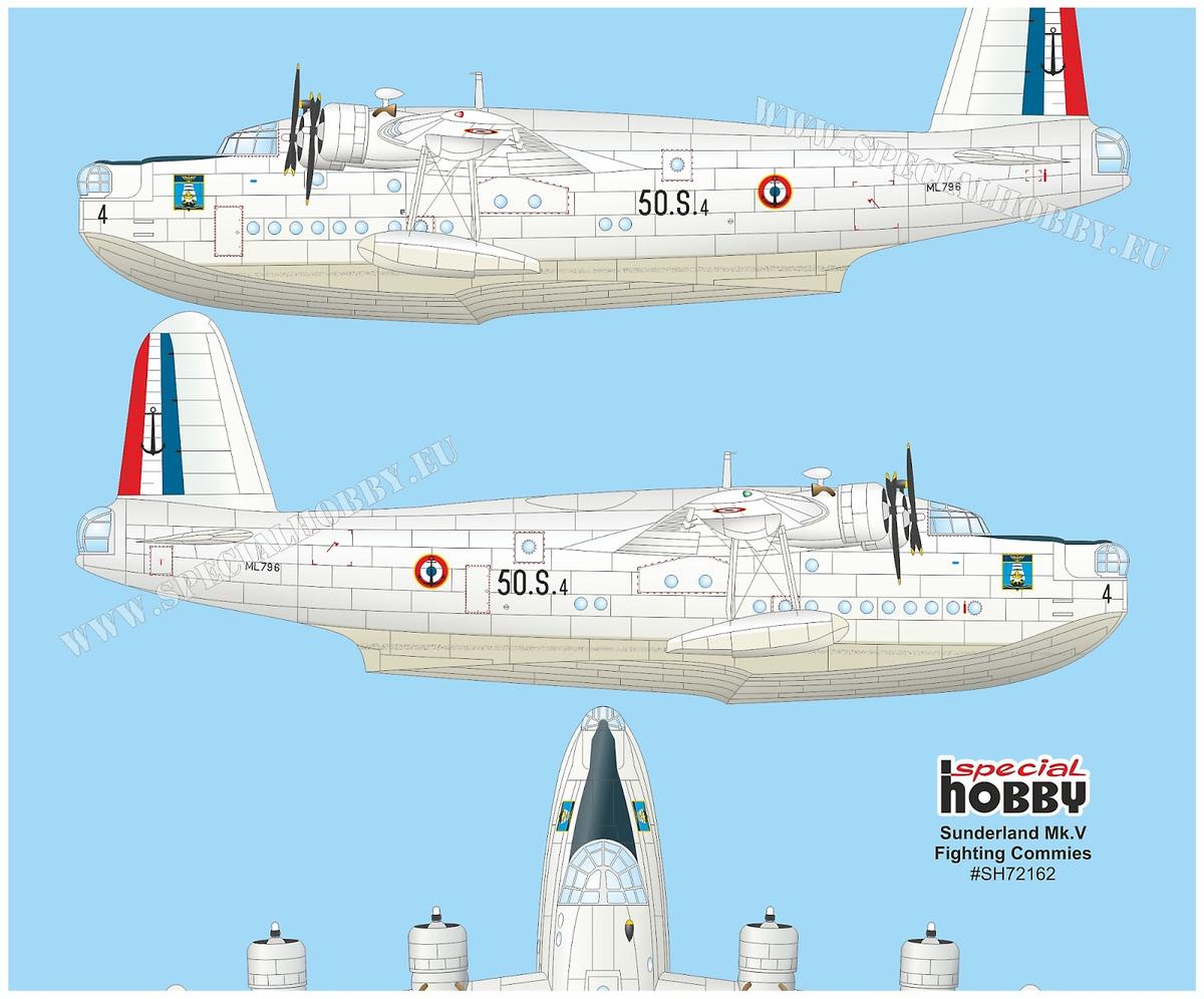 Special Hobby SH 72162 1:72 Short Sunderland Mk.V flying boat