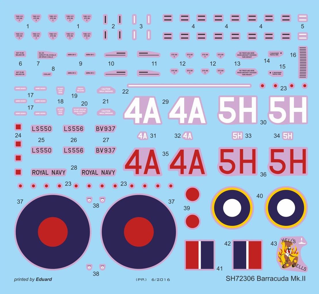 Special Hobby SH 72306 1:72 Fairey Barracuda Mk.II Home Fleet