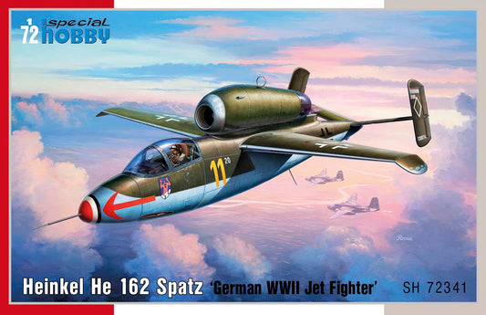 Special Hobby SH72341 1:72 Heinkel He-162A Spatz "German WWII Jet Fighter"