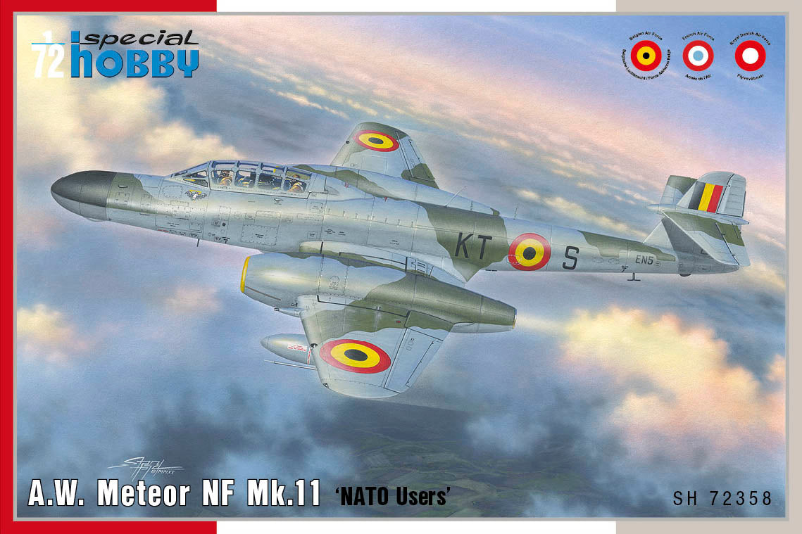 Special Hobby SH72358 1:72 Gloster Meteor NF.11 "Nato Users"