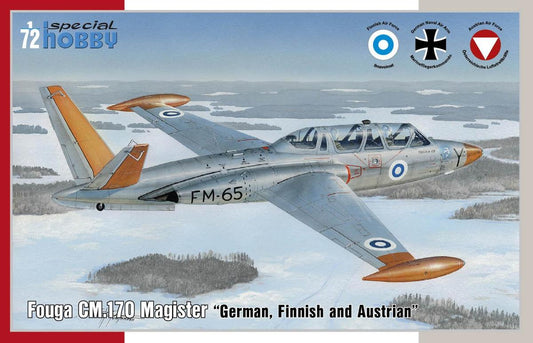 Special Hobby SH72373 1:72 Fouga CM.170 Magister "German, Finnish and Austrian"