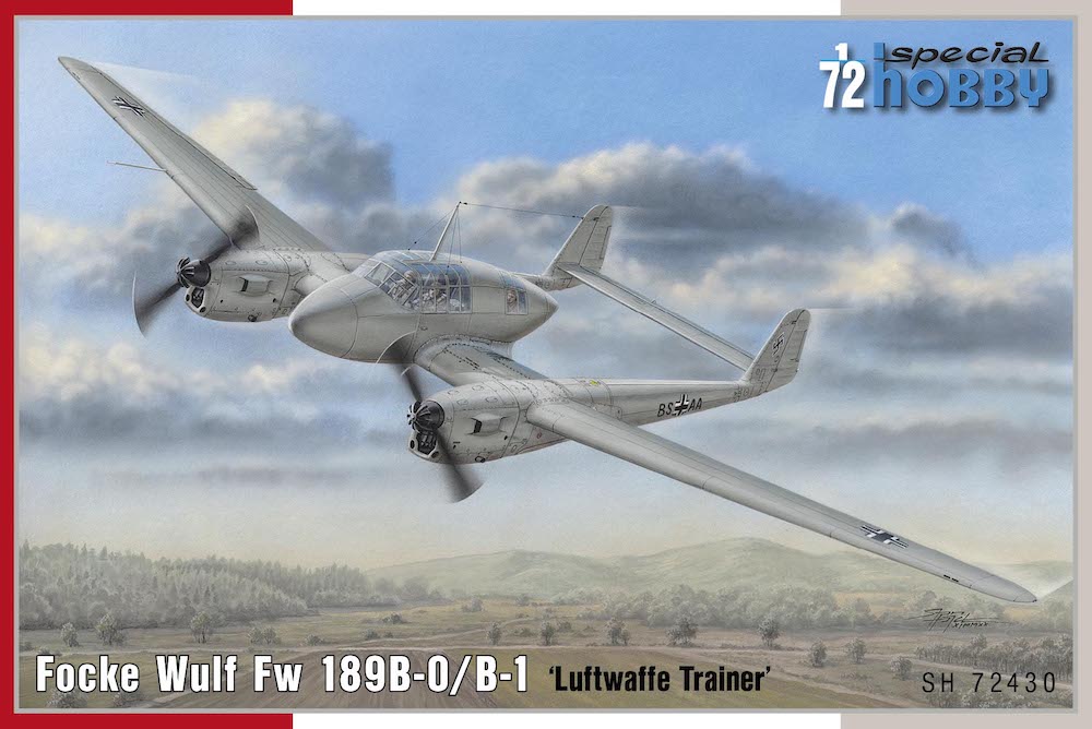 Special Hobby SH72430 1:72 Focke-Wulf Fw-189B-0/B-1 "Luftwaffe Trainer"