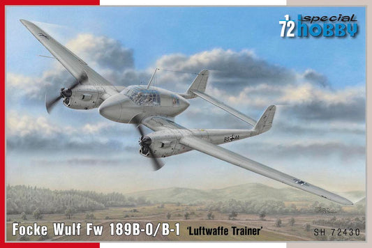 Special Hobby SH72430 1:72 Focke-Wulf Fw-189B-0/B-1 "Luftwaffe Trainer"