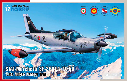 Special Hobby SH 72433 1:72 SIAI-Marchetti SF-260EA/D/W with Late Bulged Canopy Type