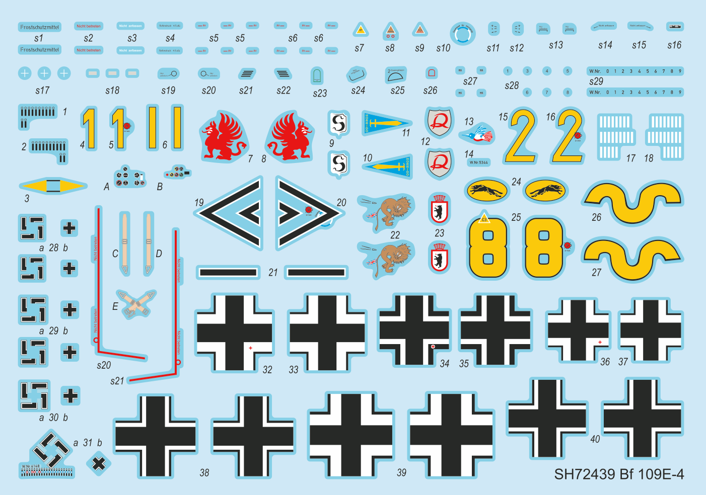 Special Hobby SH72439 1:72 Messerschmitt Bf-109E-4