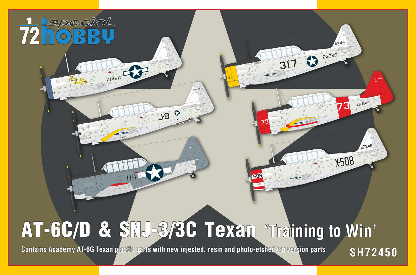 Special Hobby SH72450 1:72 North-American AT-6C/D & SNJ-3/3C Texan "Training to Win"