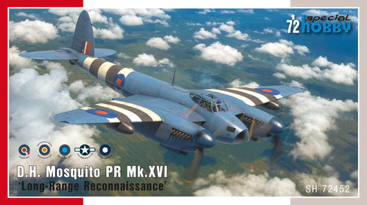 Special Hobby SH72452 1:72 de Havilland PR Mk.XVI Mosquito