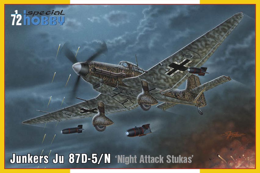 Special Hobby SH72458 1:72 Junkers Ju-87D-5/N "Night Attack Stukas"