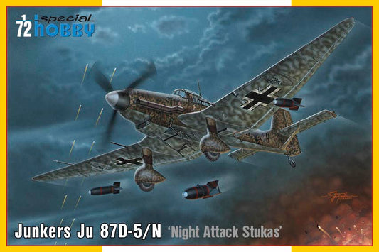 Special Hobby SH72458 1:72 Junkers Ju-87D-5/N "Night Attack Stukas"