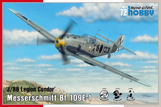 Special Hobby SH72459 1:72 Messerschmitt Bf-109E-1 "J/88 Legion Condor"