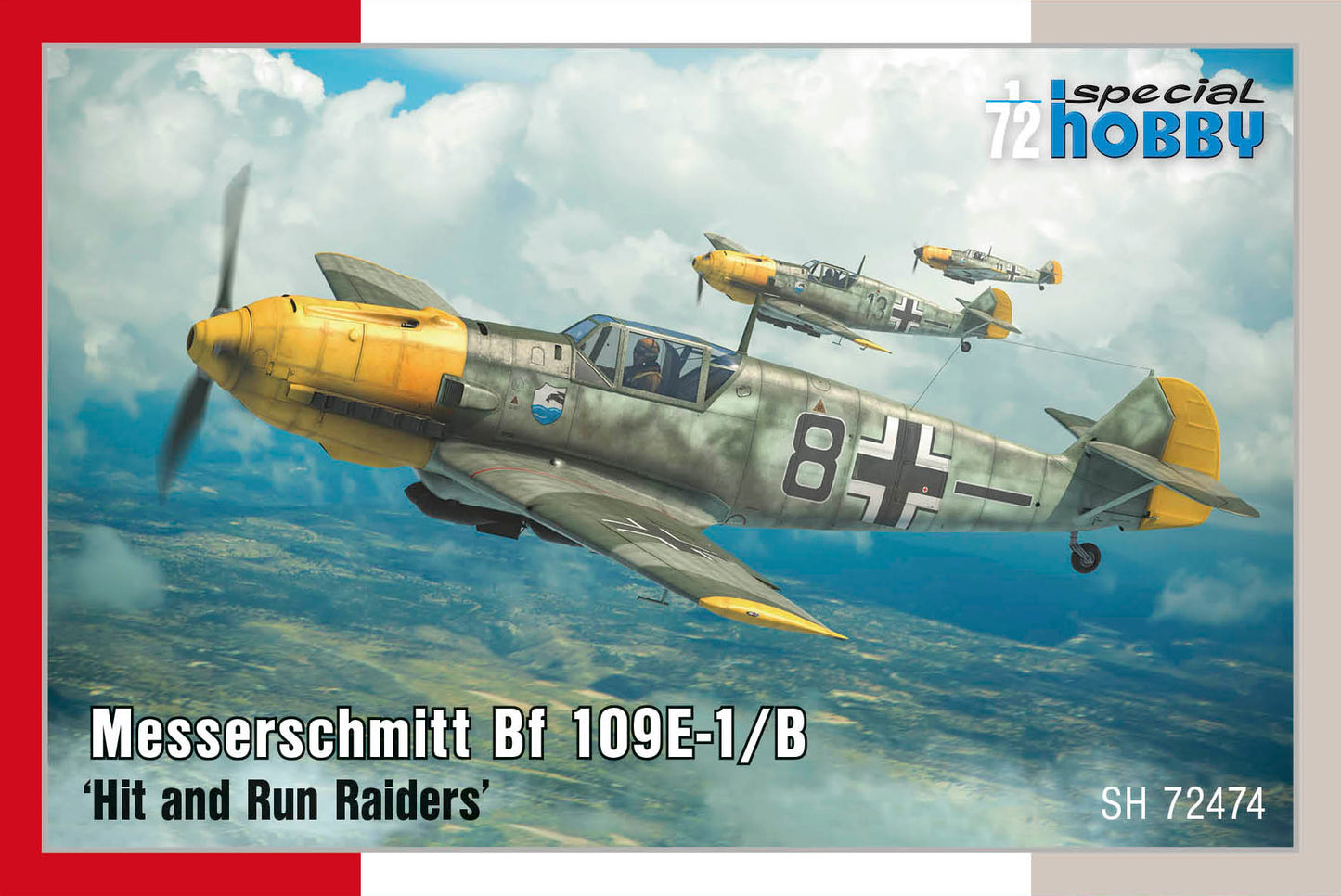 Special Hobby SH72474 1:72 Messerschmitt Bf-109E-1/B "Hit and Run Raiders"