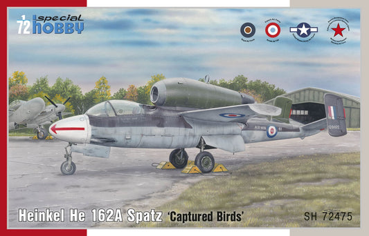 Special Hobby SH72475 1:72 Heinkel He-162A Spatz "Captured Birds"