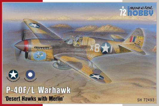 Special Hobby SH 72493 1:72 Curtiss P-40F/L Warhawk ‘Desert Hawks with Merlin’